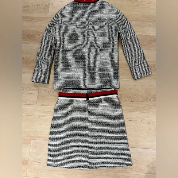 Maje "Visala" Tweed-Effect Matching Set - Picture 9 of 14